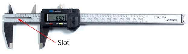 fin tuning setting placement adjustment water ski slot caliper
