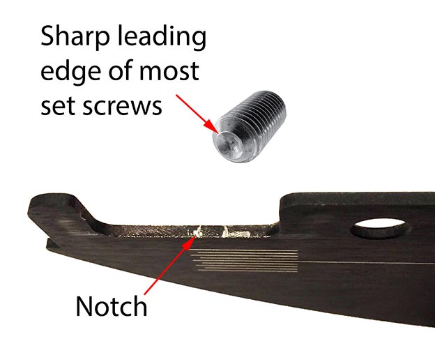 water ski tuning measuring fin adjustment set screw damage