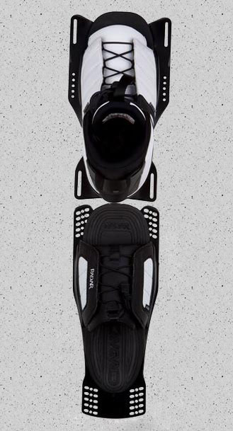 water ski binding mounting setup adjustment placement location