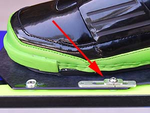 Mikro-Just water ski binding setting placement tuning adjustment